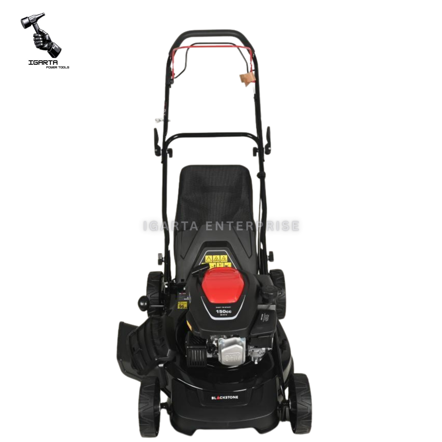 Blackstone LM18SP‑BS150 18" Self‑Propelled Gasoline Lawn Mower – 150cc Engine, 4‑in‑1 Cutting System