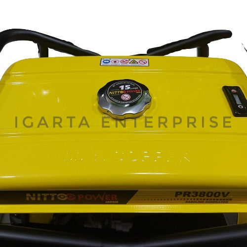 Nittoo Generator PR3800V Gasoline 4 Stroke Manual or Electric Start