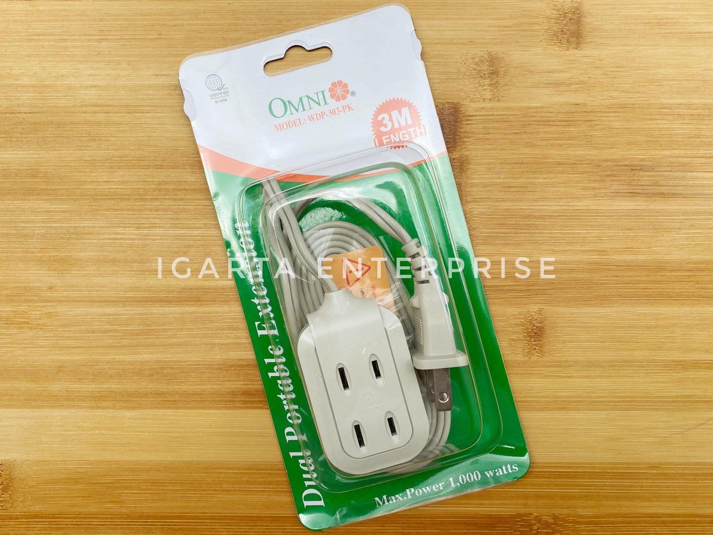 OMNI Extension Cord 3 Meters WDP 303