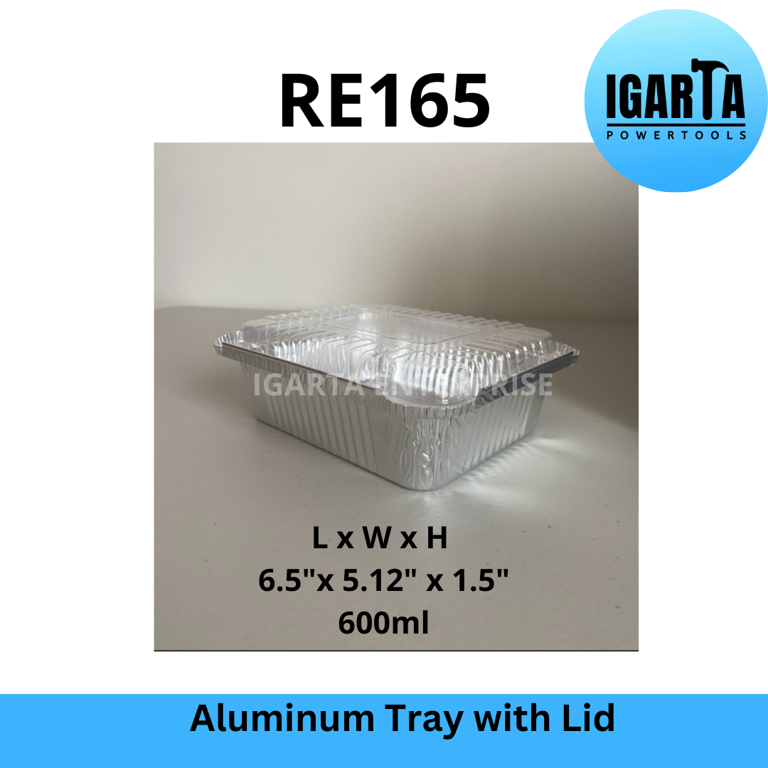 RE165 Aluminum Tray with Lid