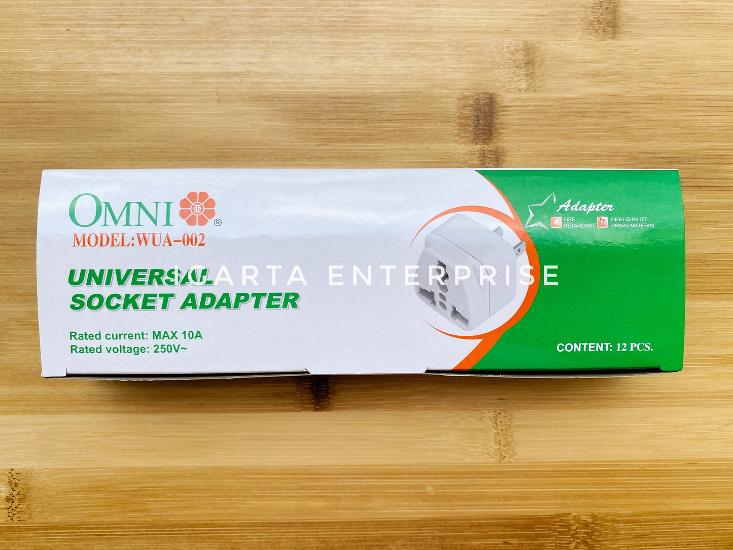 Omni Universal Socket Adapter 10A 250V WUA-002