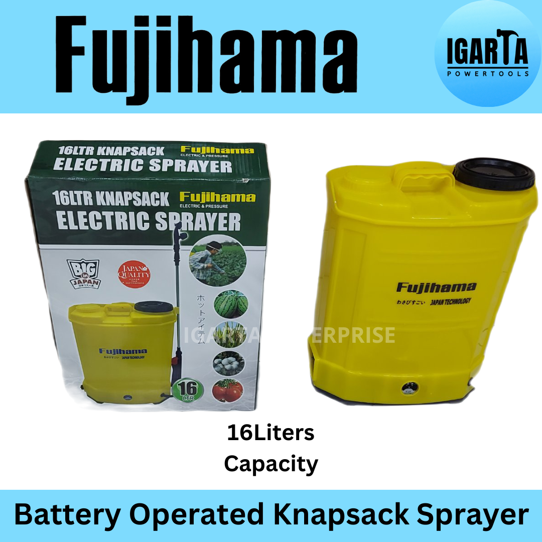 Fujihama KC16/FT16A Battery-Powered Knapsack Sprayer – High-Capacity, Precision Spraying for Gardens & Farms