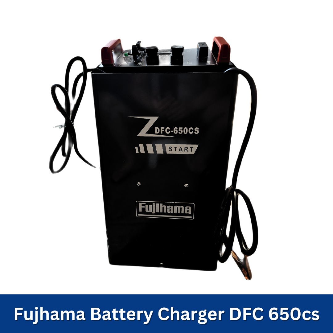 Fujihama Electric Battery Charger with Car Starter Function - 100A, 12V/24V, DFC 650 CS Model