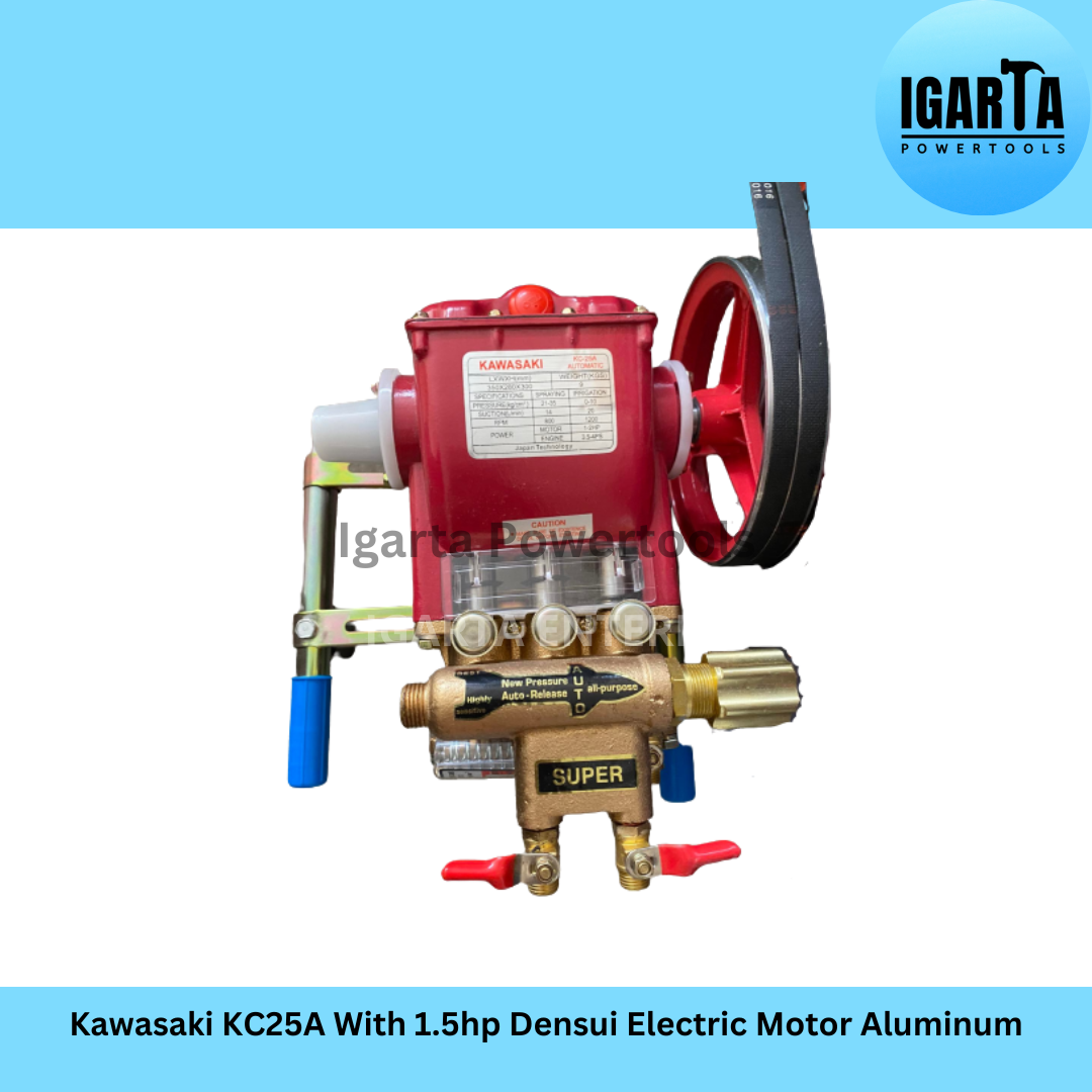 Kawasaki Power Sprayer 1.5HP Densui Electric Motor