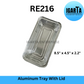 Aluminum Foil Loaf Pan with Plastic Cover - RE216 (8.5x4.5x2 Inches)