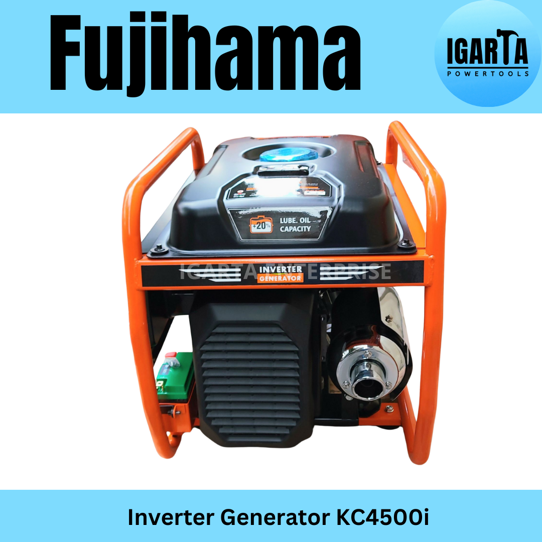 Fujihama KC4500i Dual Start Inverter Generator – 3300W, Portable Power Solution