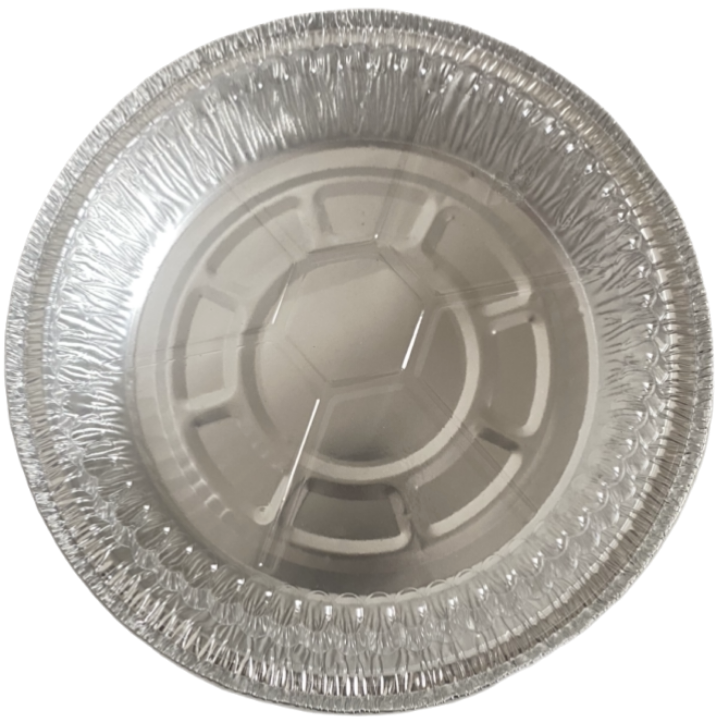 Aluminum Foil Tray with Plastic Cover - Round 7" (750ML)