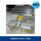 Fujihama Aluminum Foldable Picnic Table