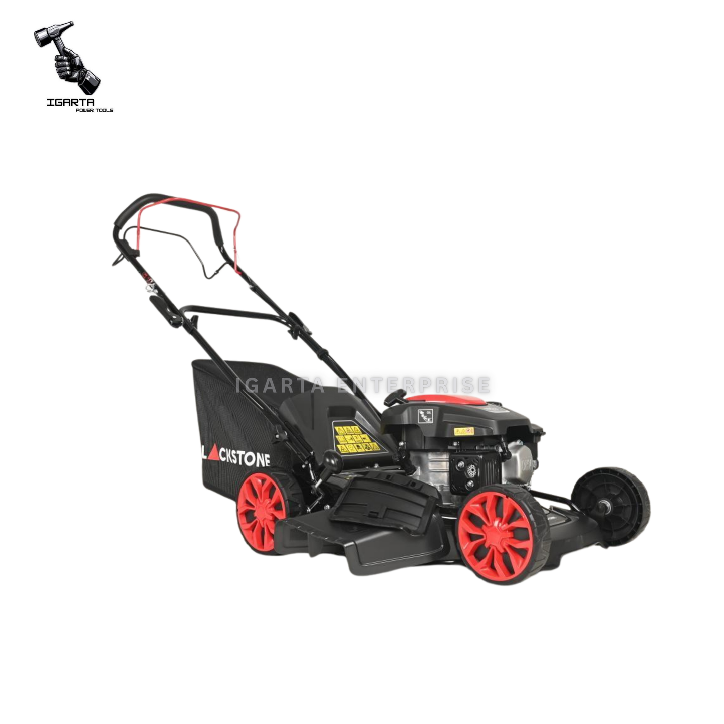 Blackstone LM18SP‑BS150 18" Self‑Propelled Gasoline Lawn Mower – 150cc Engine, 4‑in‑1 Cutting System