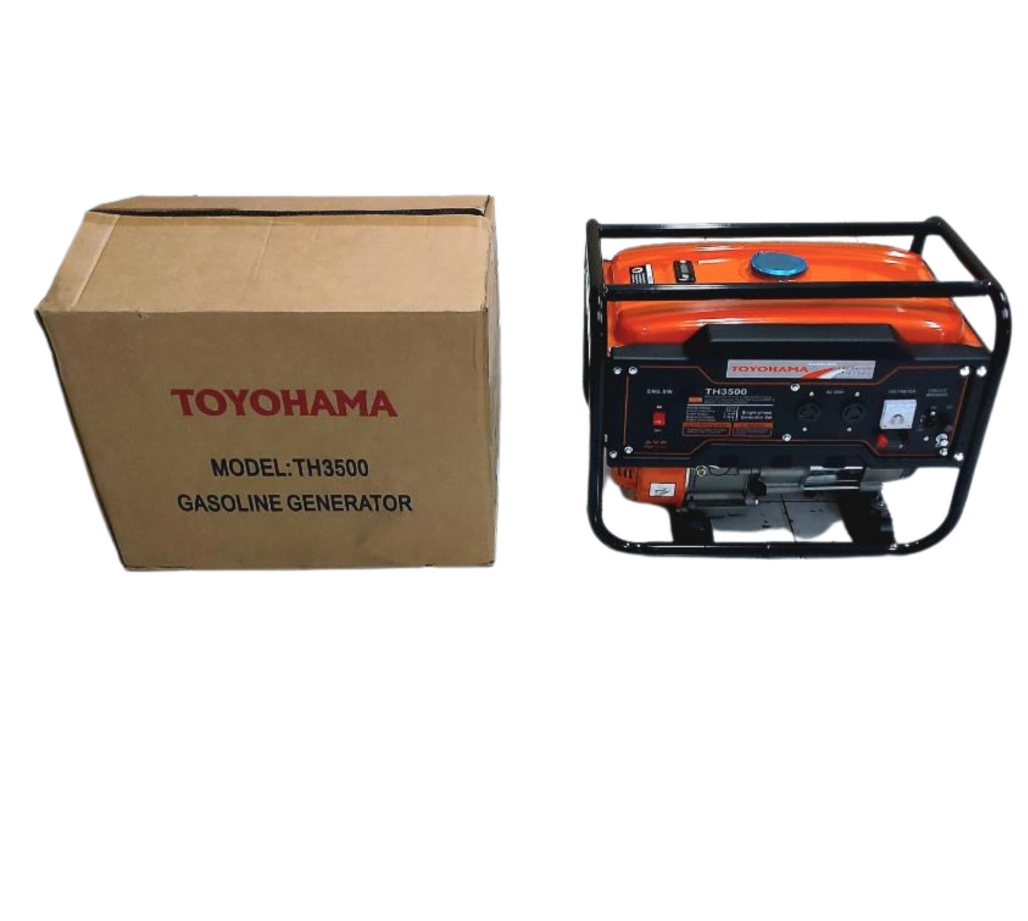 Toyohama TH3500 Gasoline Generator – 3000W Portable Power, 220V, 60Hz, 4-Stroke Engine