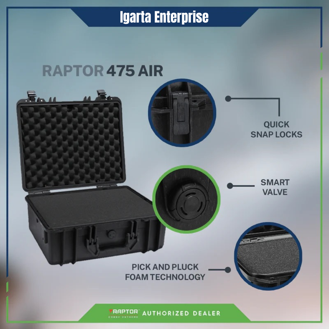 Raptor 475 Air DJI FPV Combo Hard Case (Waterproof / Dustproof Carry On Hard Case)