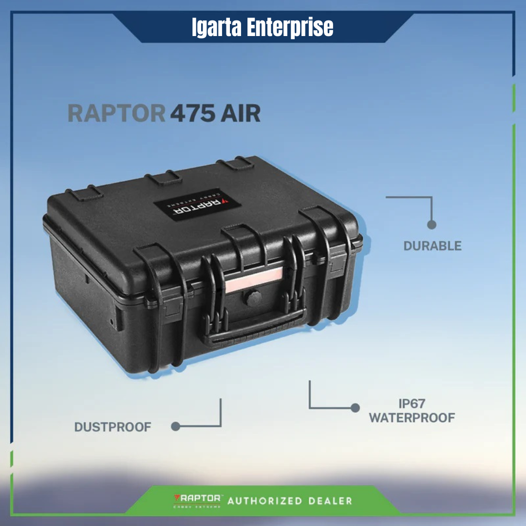 Raptor 475 Air DJI FPV Combo Hard Case (Waterproof / Dustproof Carry On Hard Case)
