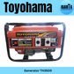 Toyohama TH3500 Gasoline Generator – 3000W Portable Power, 220V, 60Hz, 4-Stroke Engine