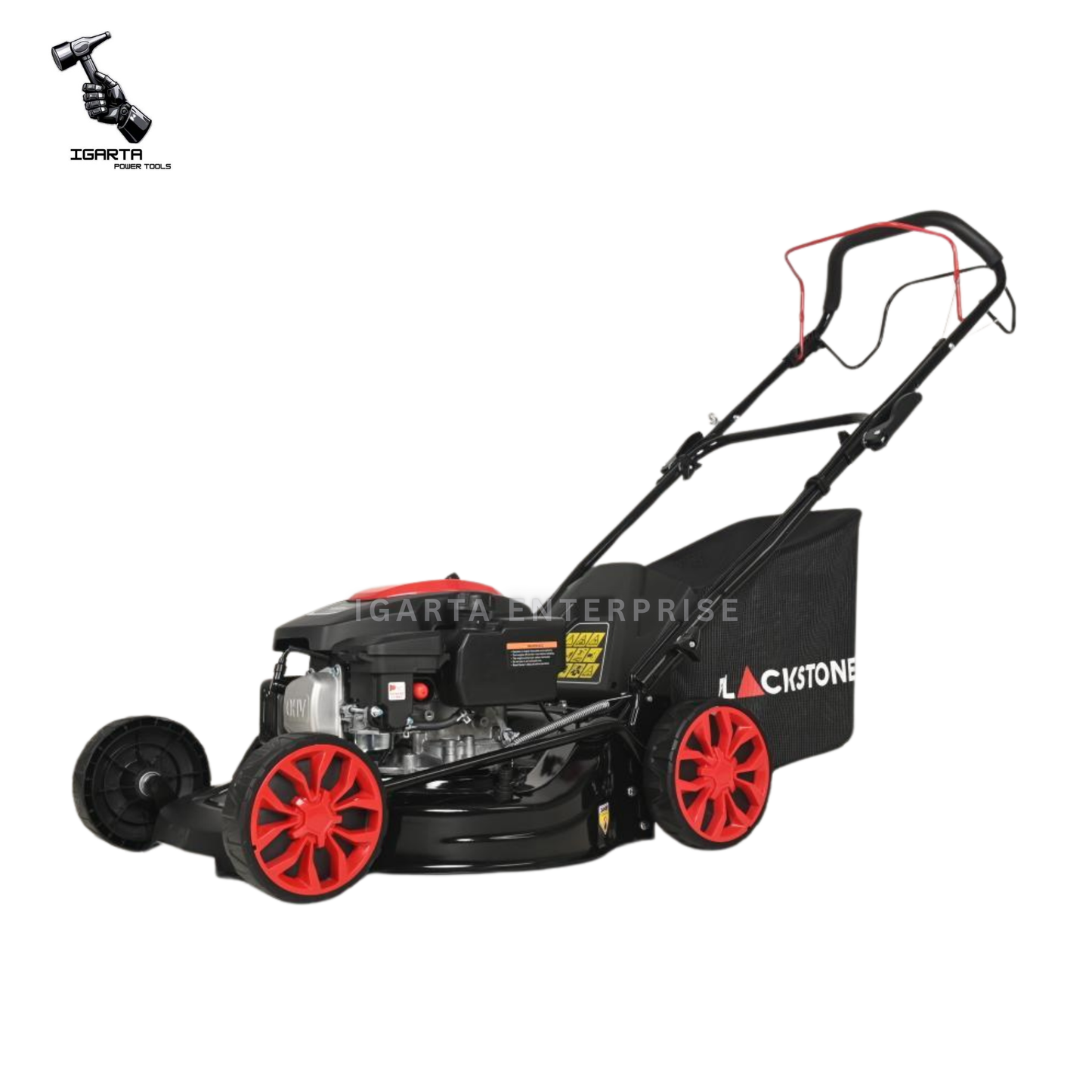 Blackstone LM18SP‑BS150 18" Self‑Propelled Gasoline Lawn Mower – 150cc Engine, 4‑in‑1 Cutting System
