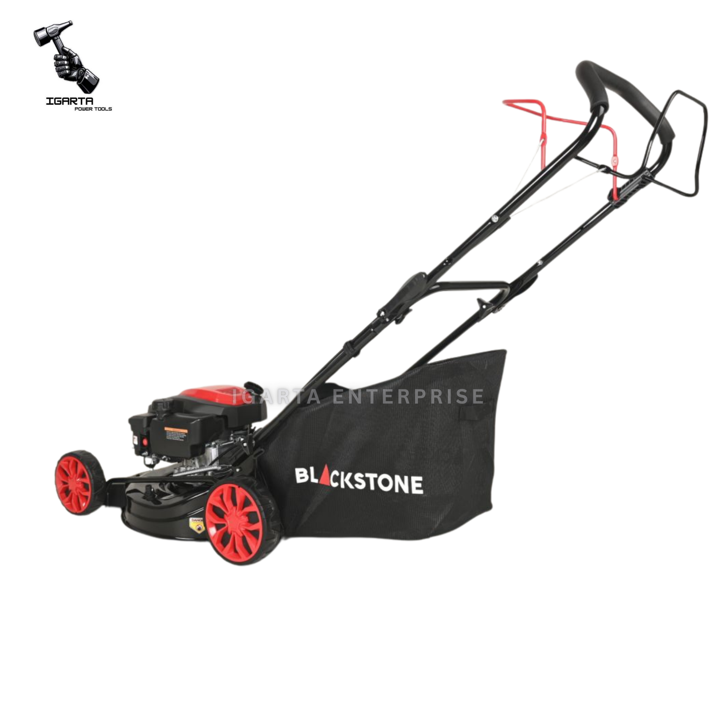 Blackstone LM18SP‑BS150 18" Self‑Propelled Gasoline Lawn Mower – 150cc Engine, 4‑in‑1 Cutting System