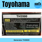 Toyohama TH3500 Gasoline Generator – 3000W Portable Power, 220V, 60Hz, 4-Stroke Engine