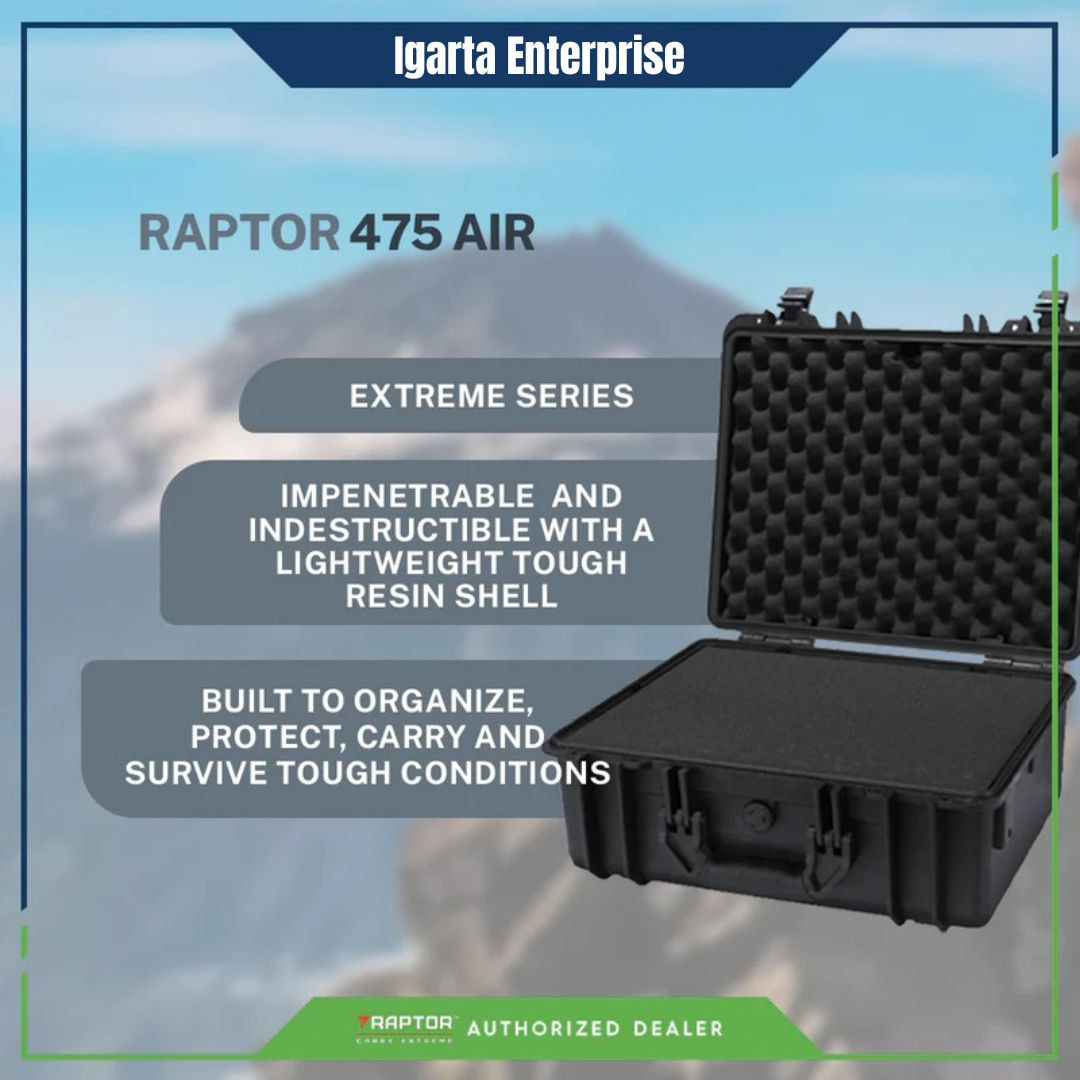 Raptor 475 Air DJI FPV Combo Hard Case (Waterproof / Dustproof Carry On Hard Case)