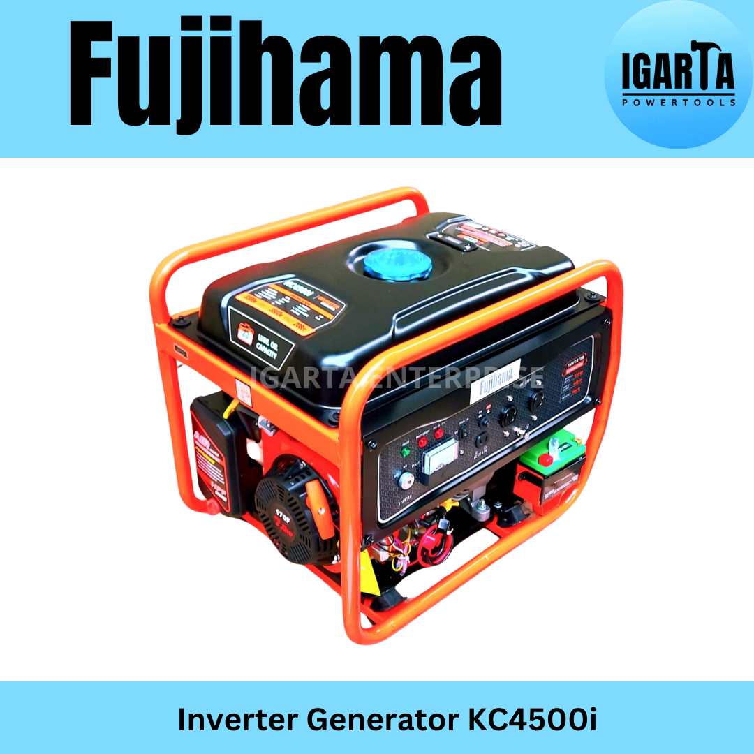 Fujihama KC4500i Dual Start Inverter Generator – 3300W, Portable Power Solution