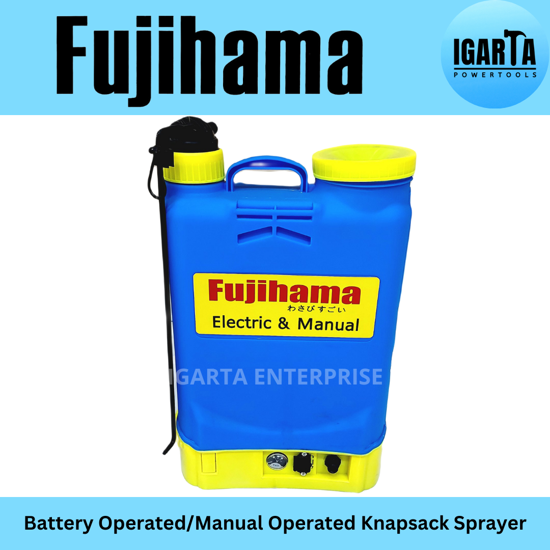 Fujihama Dual Knapsack Sprayer 16L Manual or Battery Operated