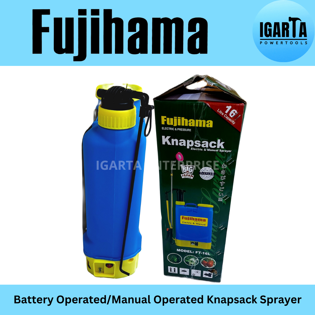 Fujihama Dual Knapsack Sprayer 16L Manual or Battery Operated
