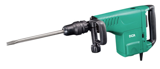 DCA AZG10 Percussion Hammer SDS‑Max, 1500W with Dual Chisels