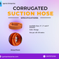 Corrugated Suction hose