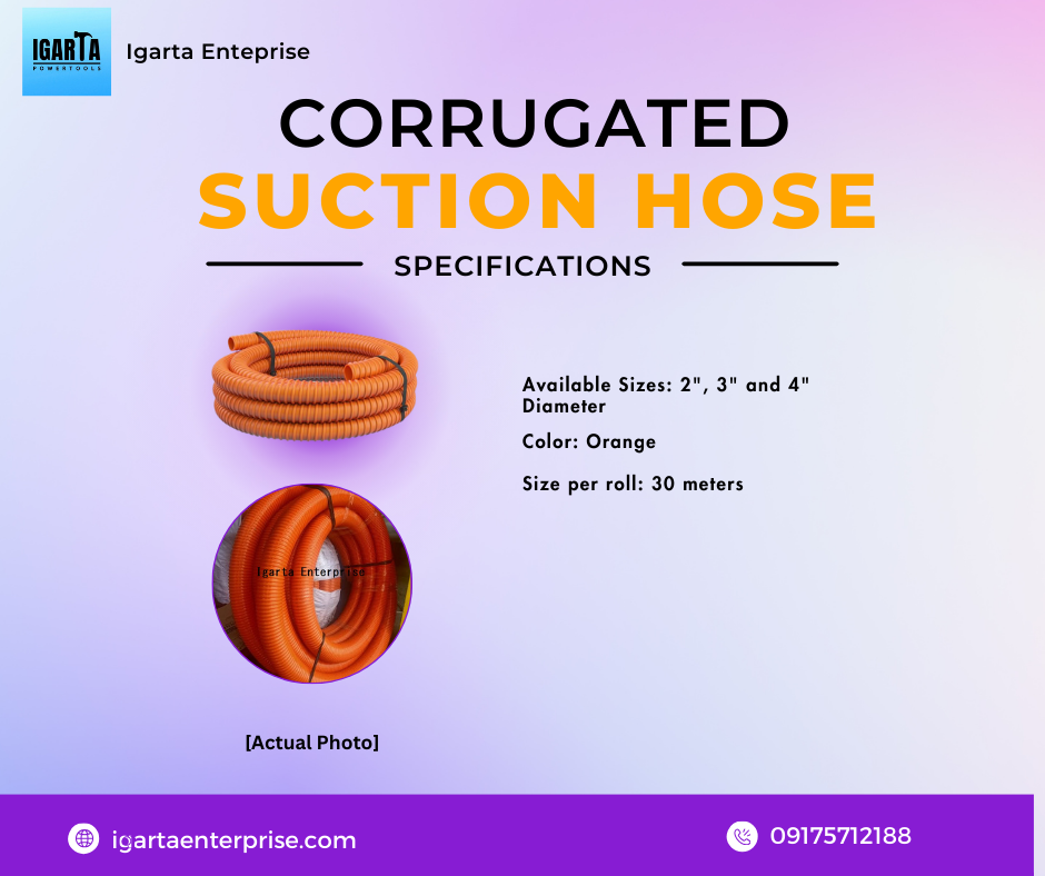 Corrugated Suction hose