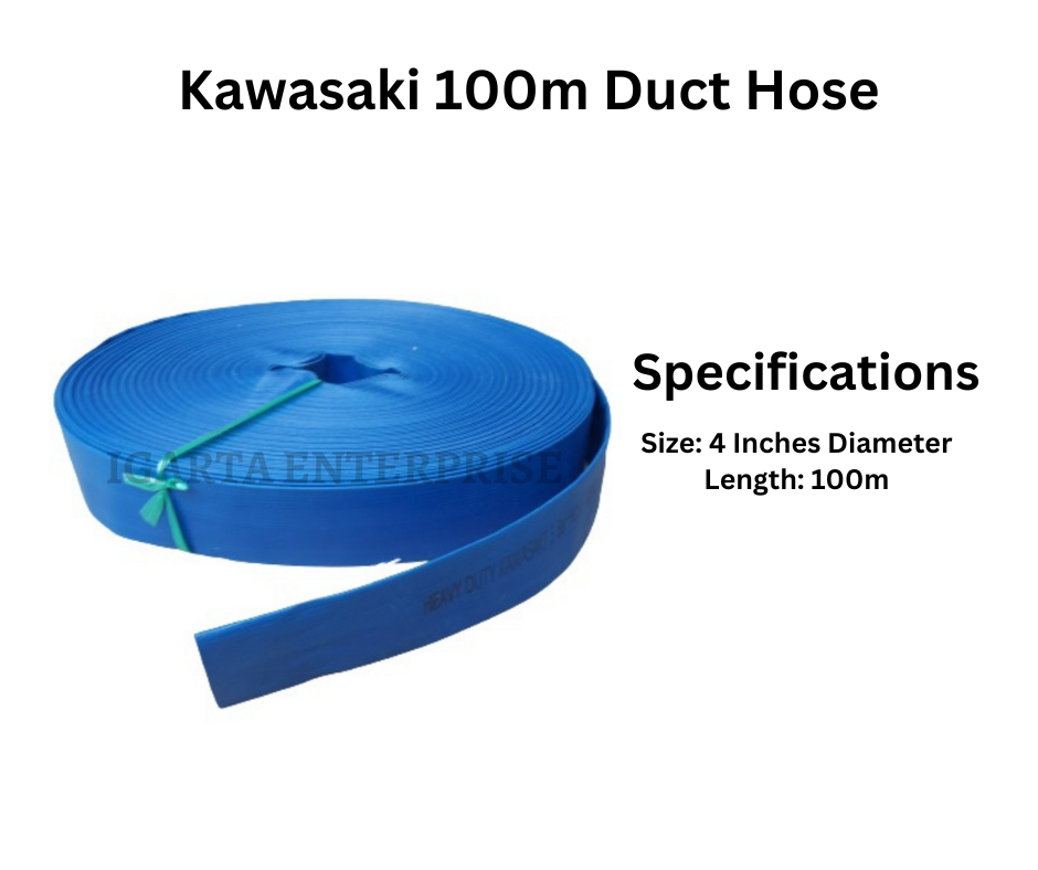 Kawasaki Blue Duct Hose 2" 3" 4"