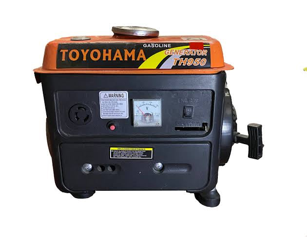 Toyohama TH950 Gasoline Generator – 650W, 220V, 60Hz, Portable Power Solution