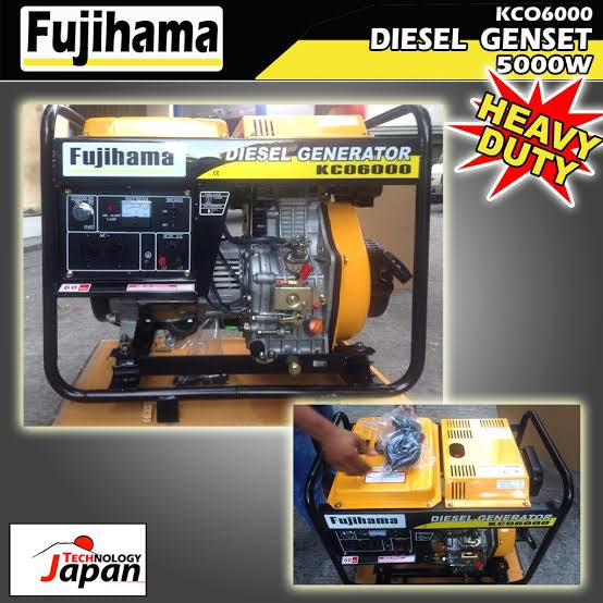 Fujihama Gasoline Generator KC6500e Dual Start 6000w