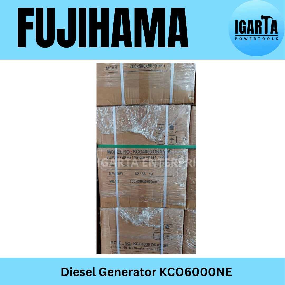 Fujihama Diesel Generator KC06000NE Silent type / Closed Type 5000w dual start