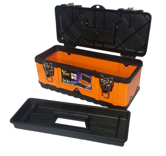 Eagle Professional 15.5" Semi‑Metal Tool Box – Heavy Duty