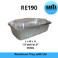 RE190 Aluminum Tray with Lid