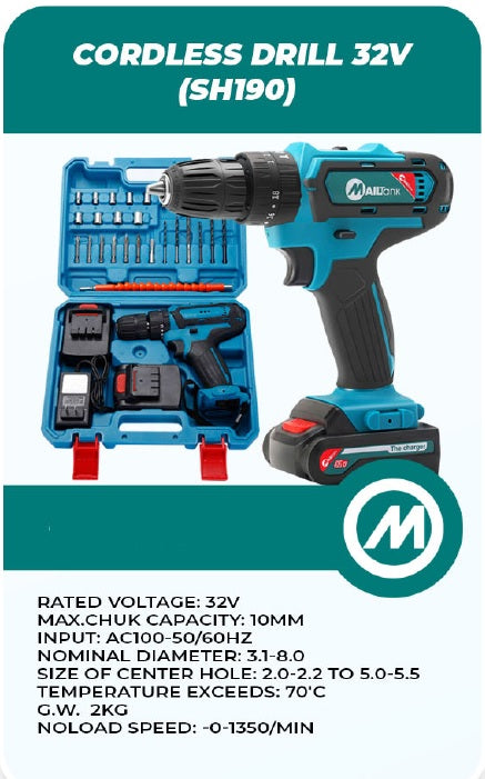 Mailtank Cordless Drill 32V SH-190