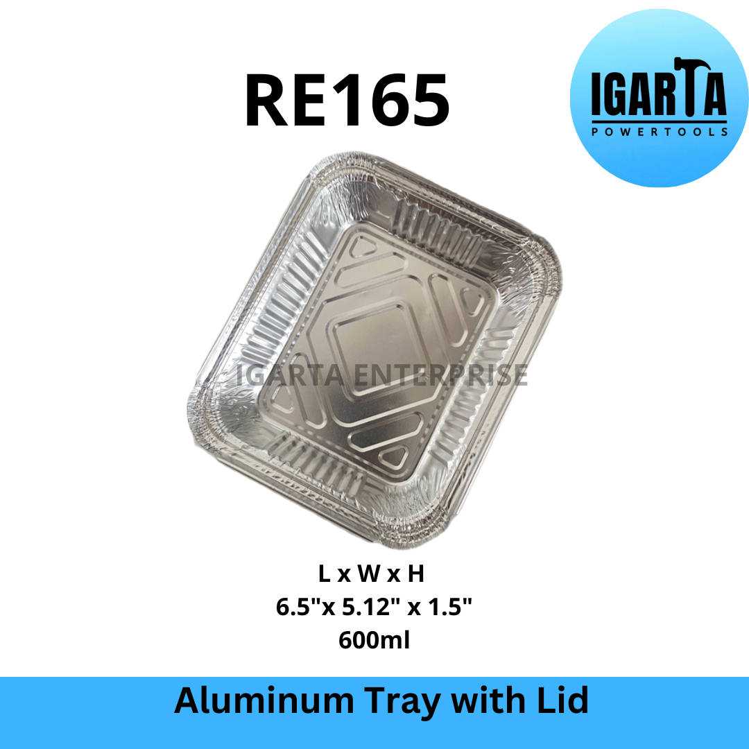 RE165 Aluminum Tray with Lid
