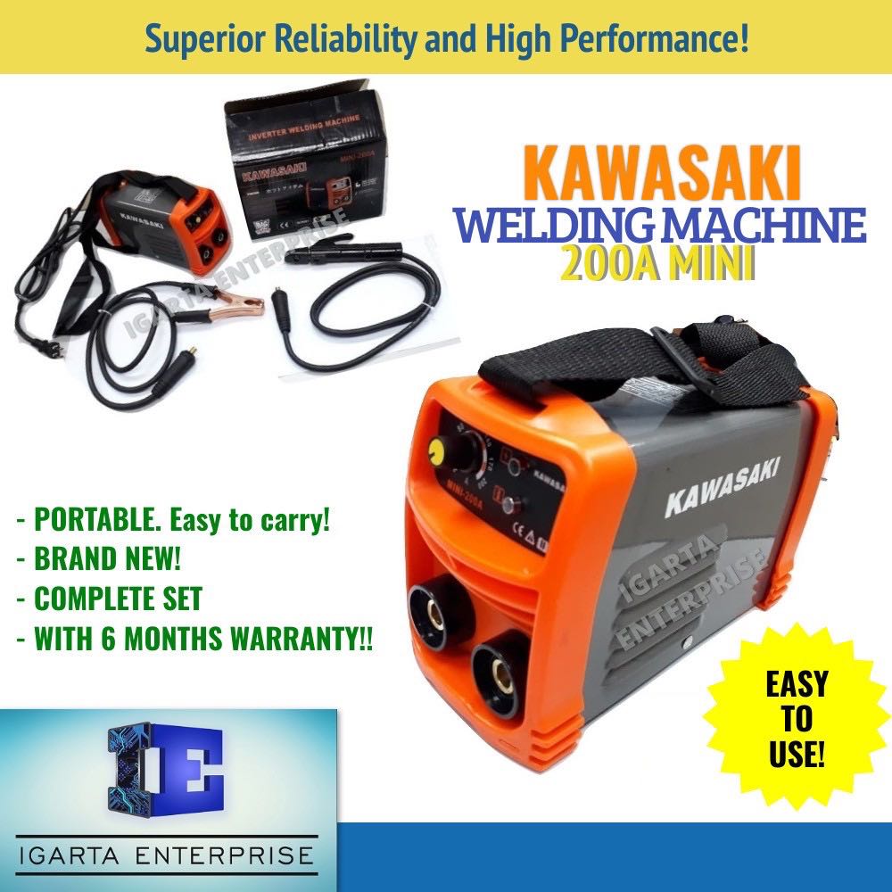 Kawasaki Mini Portable Welding Machine Inverter 200a