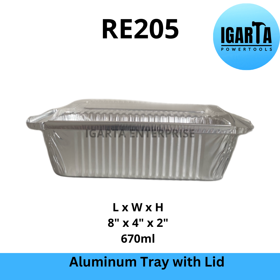 RE205 Aluminum Tray with Lid