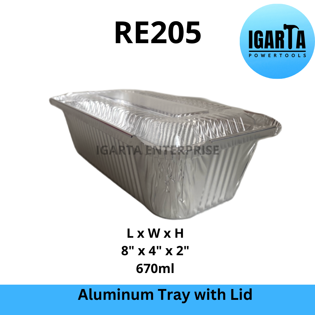 RE205 Aluminum Tray with Lid