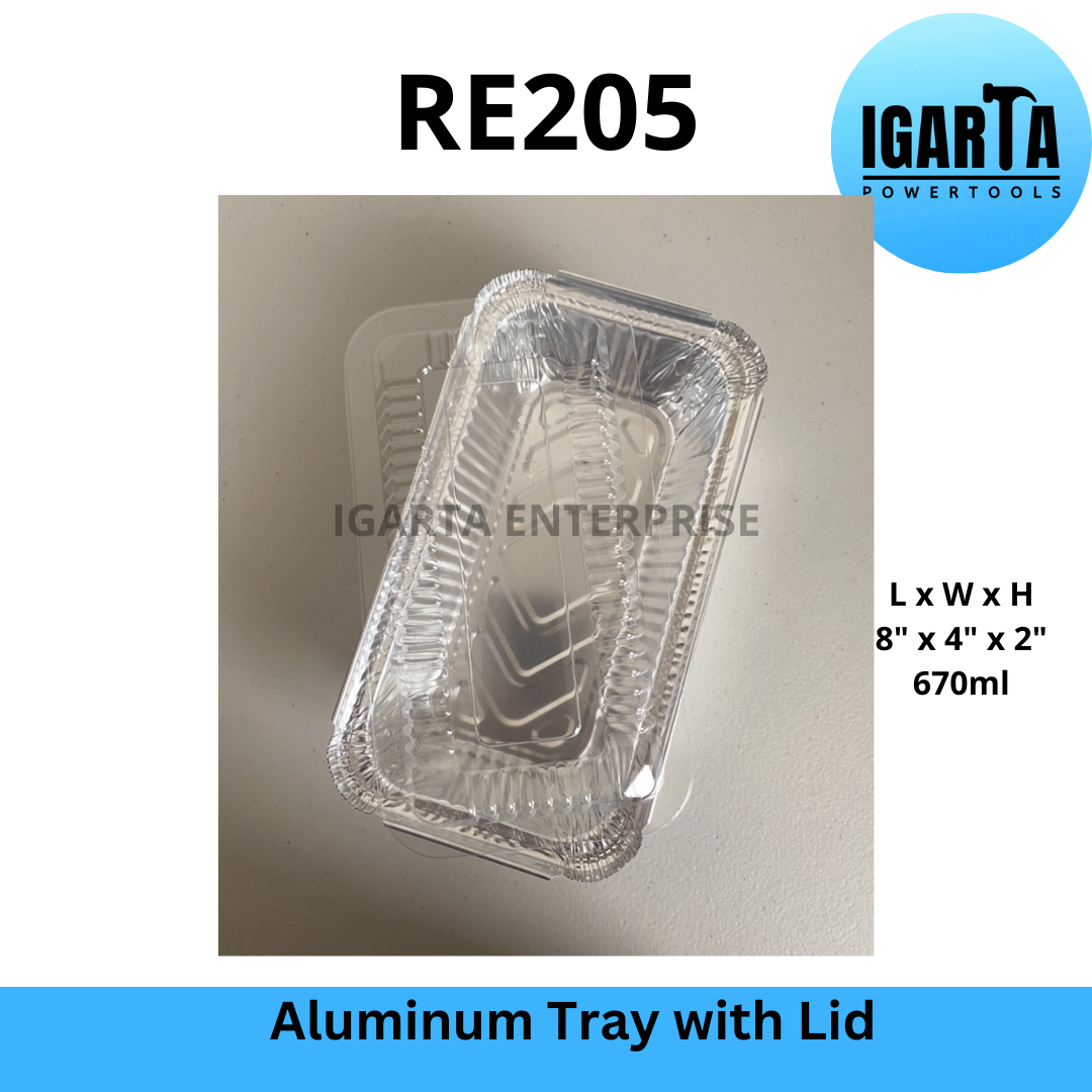 RE205 Aluminum Tray with Lid