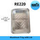 RE220 Aluminum Tray with Lid