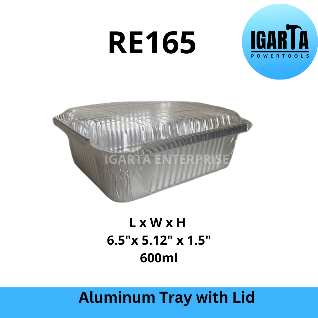 RE165 Aluminum Tray with Lid