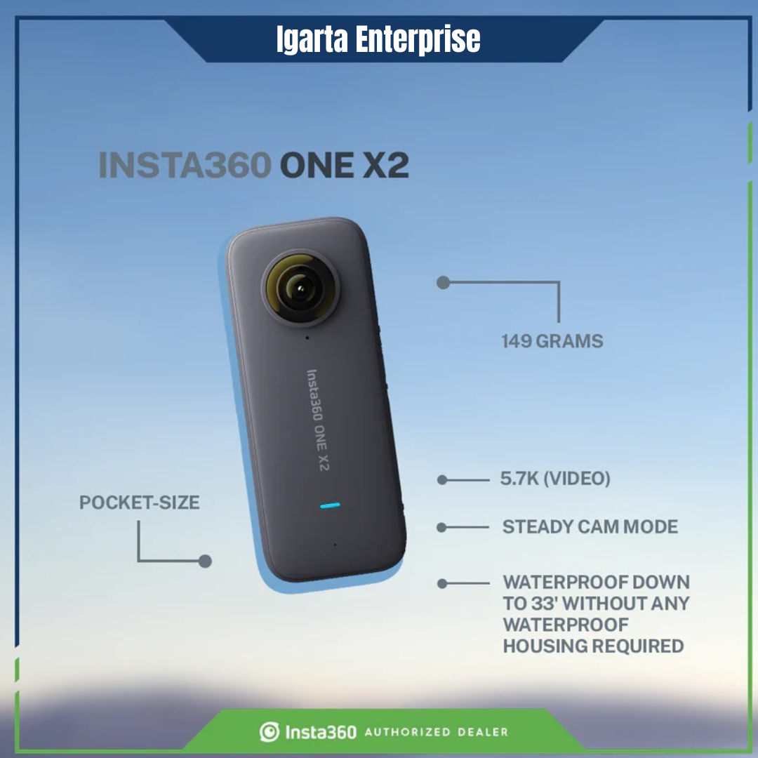 Insta360 ONE X2 Action Camera with FREE SanDisk Extreme 64GB Micro SD