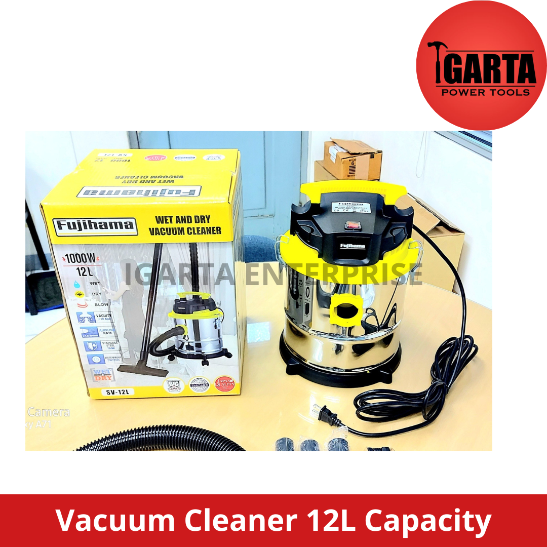 Fujihama Stainless Vacuum Cleaner 12L