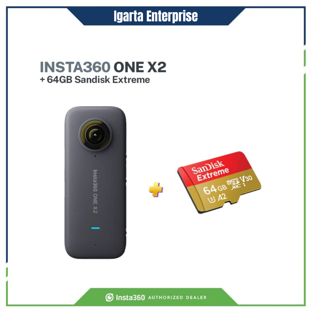 Insta360 ONE X2 Action Camera with FREE SanDisk Extreme 64GB Micro SD