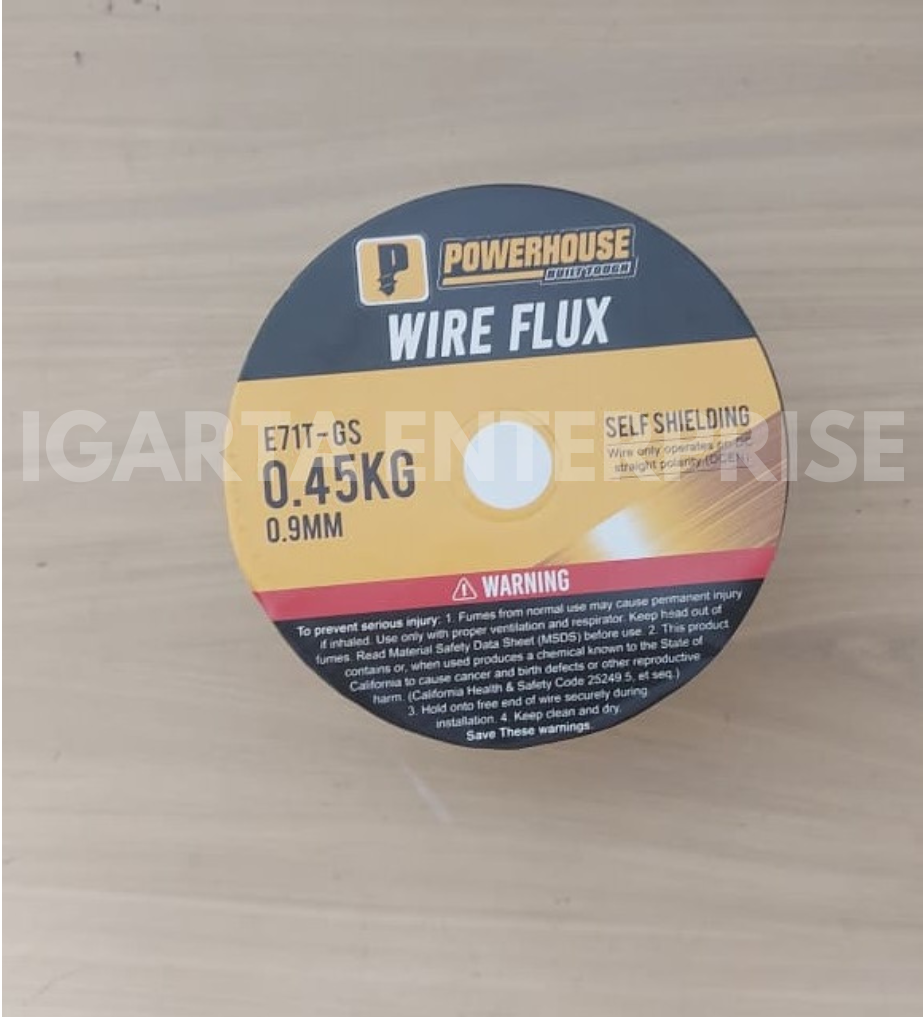 Powerhouse Self Shielding Flux Cored Wire 0.9mm E71T-GS 0.45kg or 1Kg