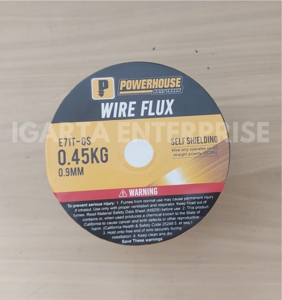 Powerhouse Self Shielding Flux Cored Wire 0.9mm E71T-GS 0.45kg or 1Kg