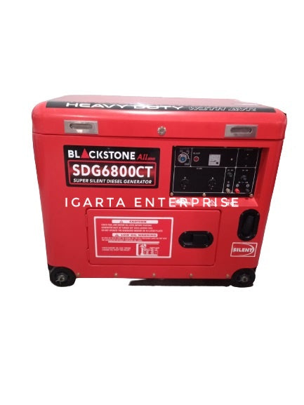 Blackstone SDG6800CT Generator 4 Stroke
