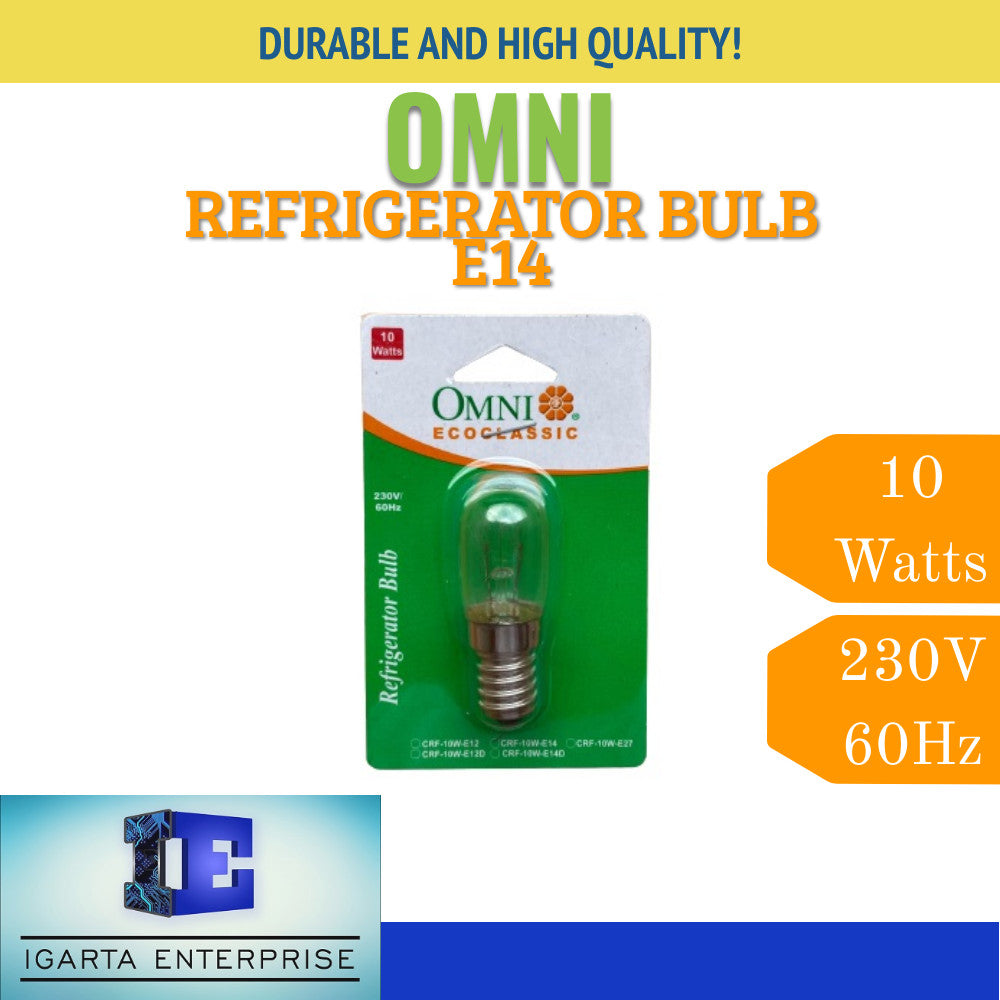 Omni Refrigerator and Himalayan Lamp Bulb E12, E14, E27