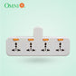 Omni Multiple Socket Extension Adapter with Individual Switch 3 or 4 Gang Two Model WUA-032/ WUA-042