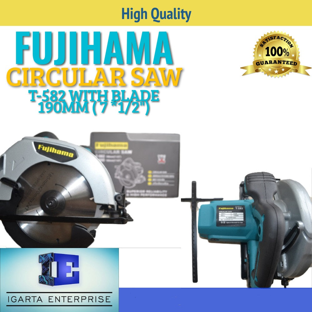 Fujihama Circular Saw T-582 with blade 190mm ( 7 *1/2")